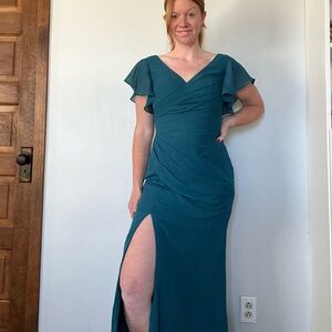 JJ’s House | Teal Maxi Dress